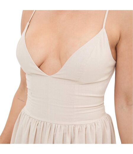Robe Longue Femme Crème I Saw It First