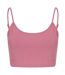 SF Womens/Ladies Sustainable Cropped Camisole (Dusky Pink) - UTPC4931
