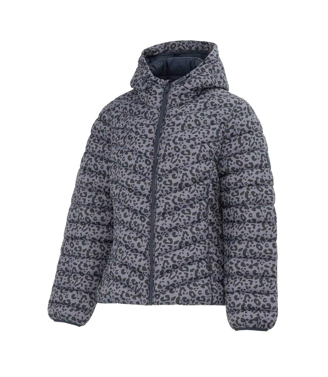 Doudoune Motif/style Imprimé Animal Bubble Femme Gris SoulCal-3