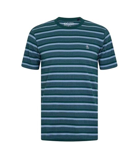 Mens Striped Crew Neck T-shirt June Bug Original Penguin