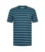 Mens Striped Crew Neck T-shirt June Bug Original Penguin-1
