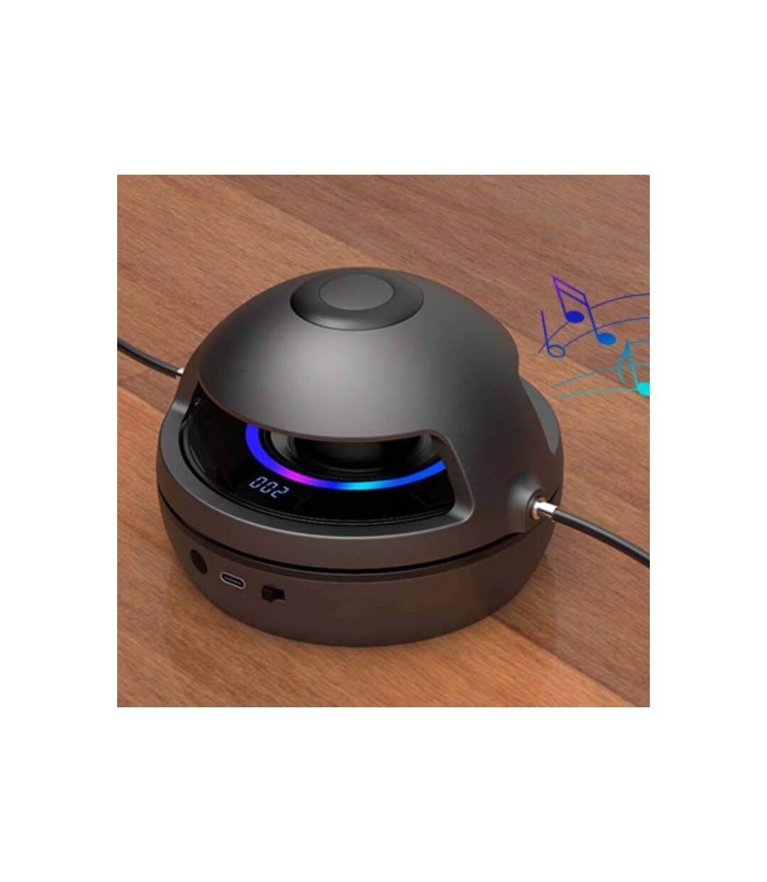 Corde à sauter horizontale avec système audio Bluetooth Dual Jump-3