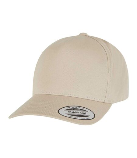 Casquette De Baseball Motif/style 5 Panneaux Classic Beige Flexfit
