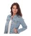 Womens/ladies Luna Denim Jacket Light Blue Vero Moda-3