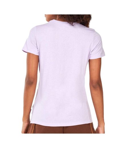 T-shirt Violet Femme Nike Clsh - M