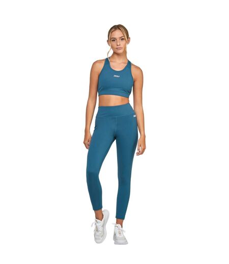 Haut court essentials femme bleu sarcelle SikSilk