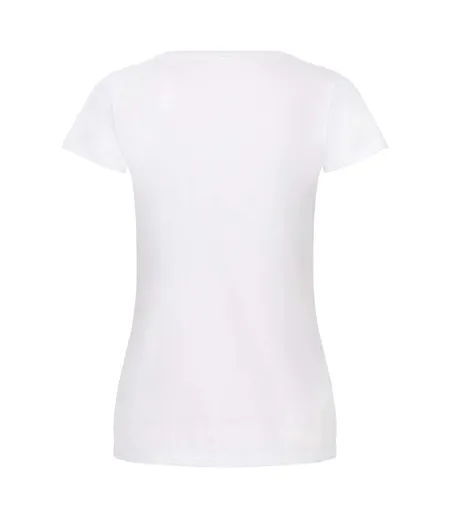 Womens/ladies Original T-shirt White Fruit Of The Loom