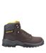 Mens Striver Lace Up Injected Leather Safety Boot Brown Caterpillar-2