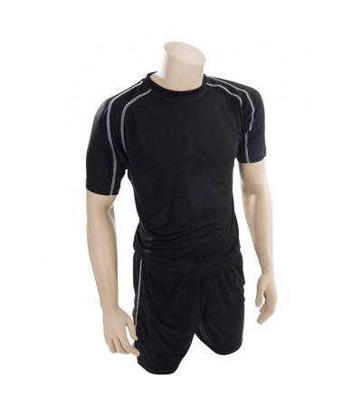 Ensemble t-shirt et short lyon adulte noir / blanc Precision