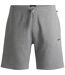 Mens Waffle Relaxed Fit Shorts Grey Boss-1