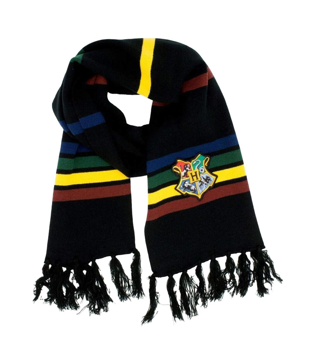 Écharpe Hogwarts School Adulte Taille Unique Noir Harry Potter-2