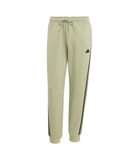 Womens/ladies Future Icons 3 Stripes Jogging Bottoms Green Adidas