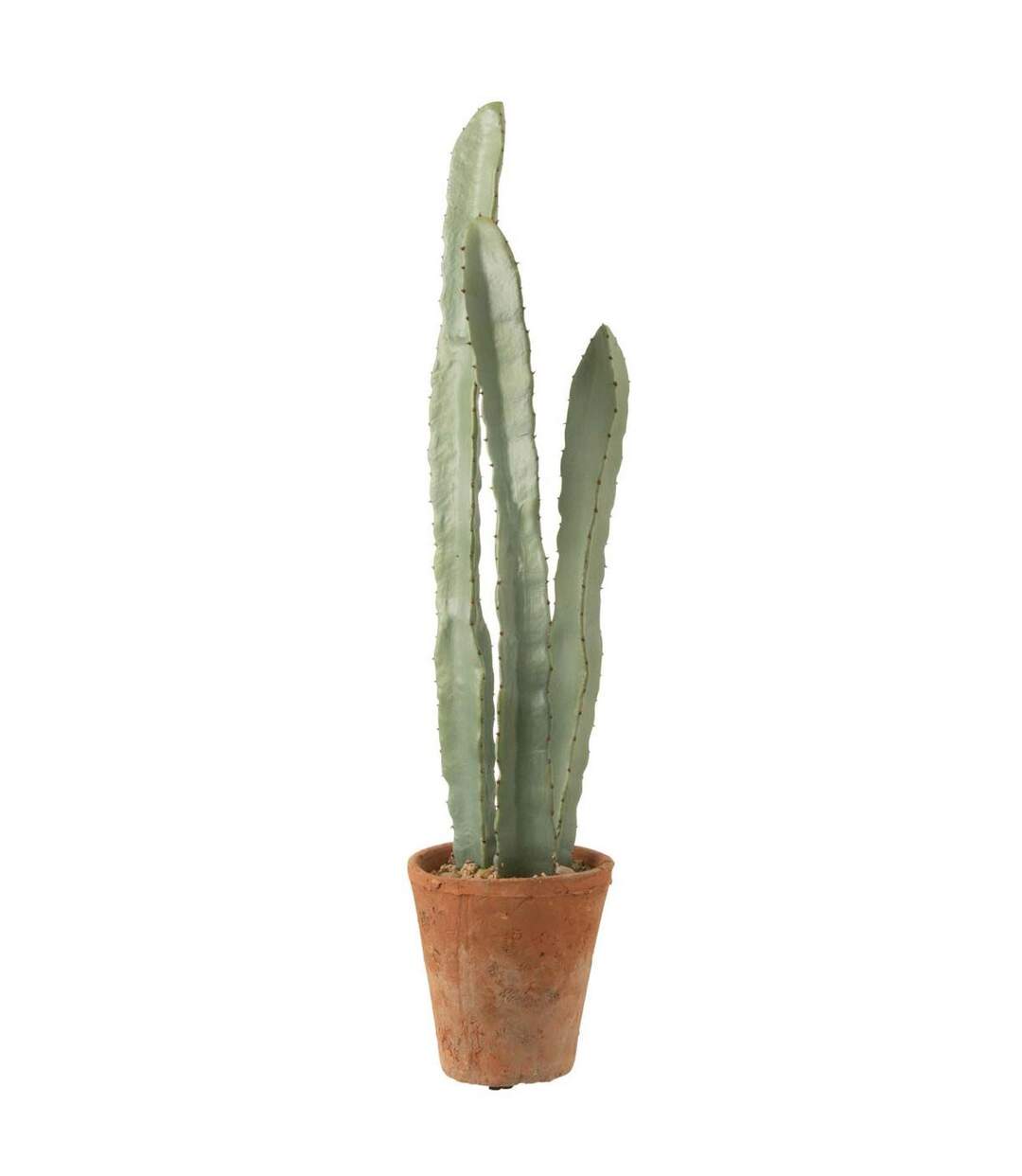 Plante Artificielle en Pot Cactus 81cm Vert-1