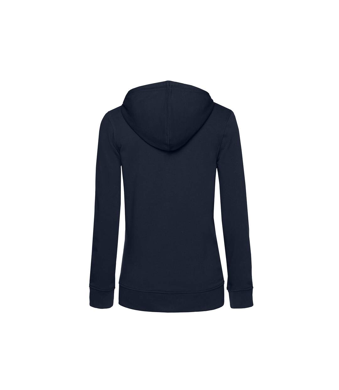 Womens/ladies organic hoodie navy B&C