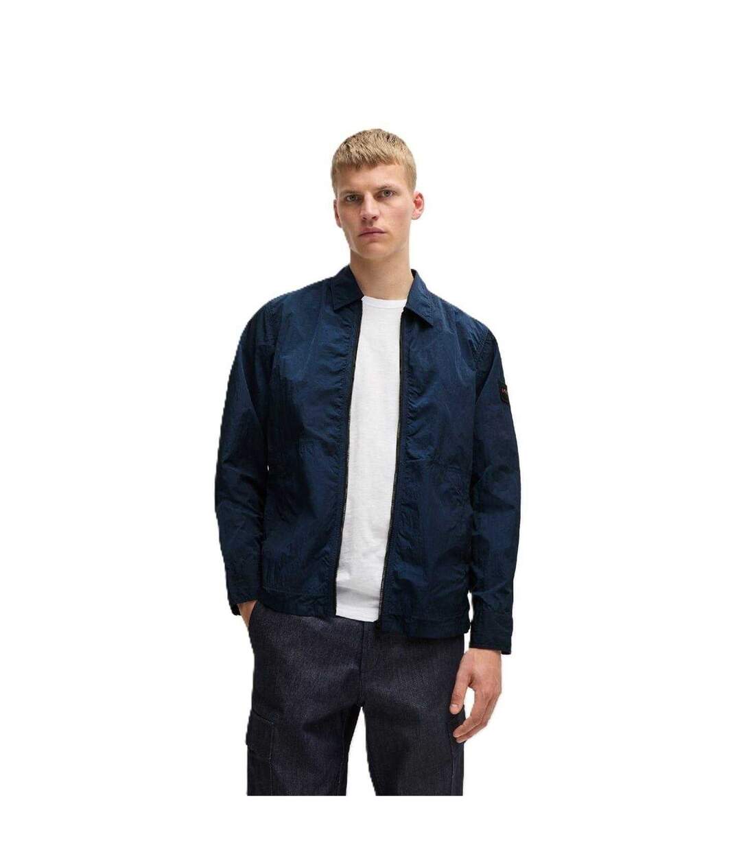 Veste-chemise Leejay Homme Bleu Boss-4