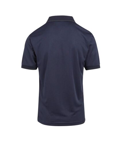 Mens navigate short-sleeved polo shirt navy/seal grey Regatta