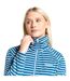 Craghoppers Womens/Ladies Ella Striped Fleece Jacket (Yale Blue) - UTCG1864