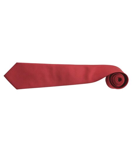 Lot de 2  Cravate à clipser homme taille unique rouge Premier