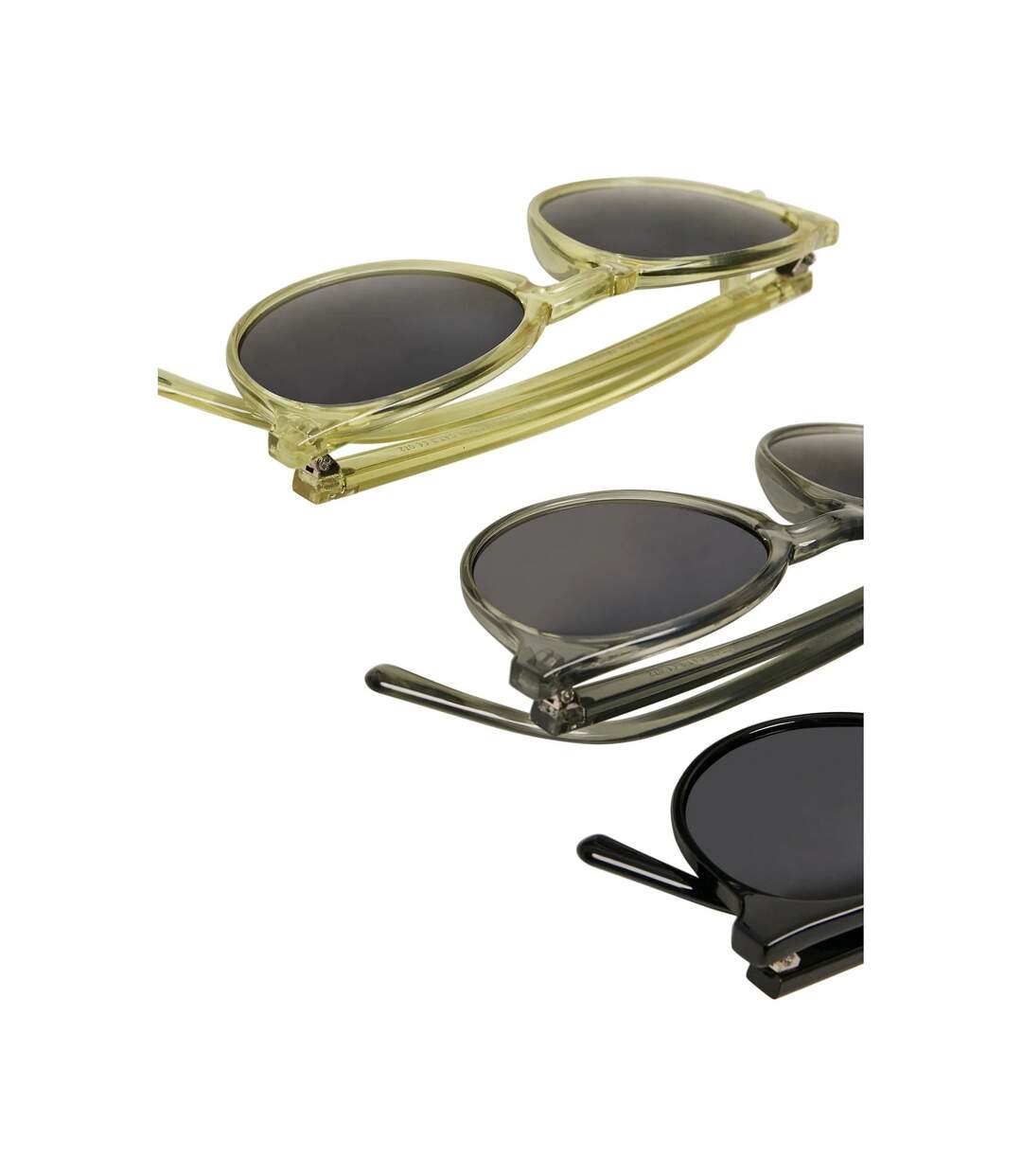 Lunettes De Soleil Cypress Adulte Taille Unique Noir Gris Clair Jaune Urban Classics-2