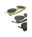Lunettes De Soleil Cypress Adulte Taille Unique Noir Gris Clair Jaune Urban Classics-2
