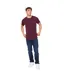 Mens Carritore T-shirt Rum Raisin Crosshatch-1
