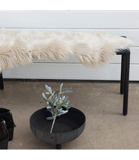 Tapis Imitation Fourrure Katy 55x180cm Beige