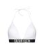Haut De Maillot De Bain Motif/style Deux Tons Femme Blanc Calvin Klein-1