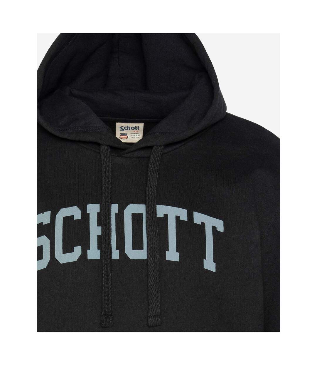 Sweat à capuche gros logo  -  Schott - Homme-2