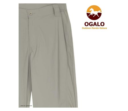 Pantalon Ogalo 111183U002 Beige : le confort d'une taille réglable allié à la légèreté du nylon