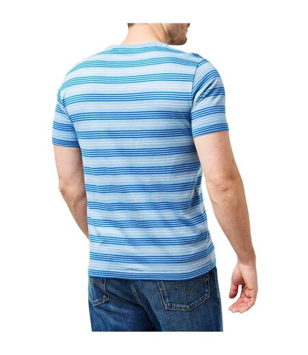 T-shirt Motif/style À Rayures Homme Bleu Classique Original Penguin