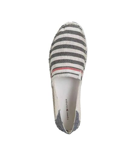 Espadrilles Motif/style Rayé Homme Beige Bleu Marine Tommy Hilfiger