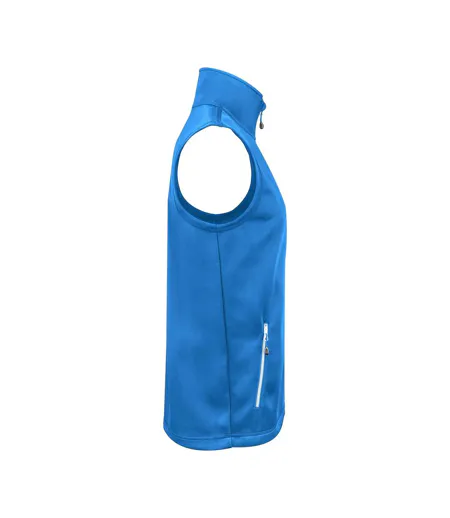 Mens Powerslide Gilet Bright Blue Printer