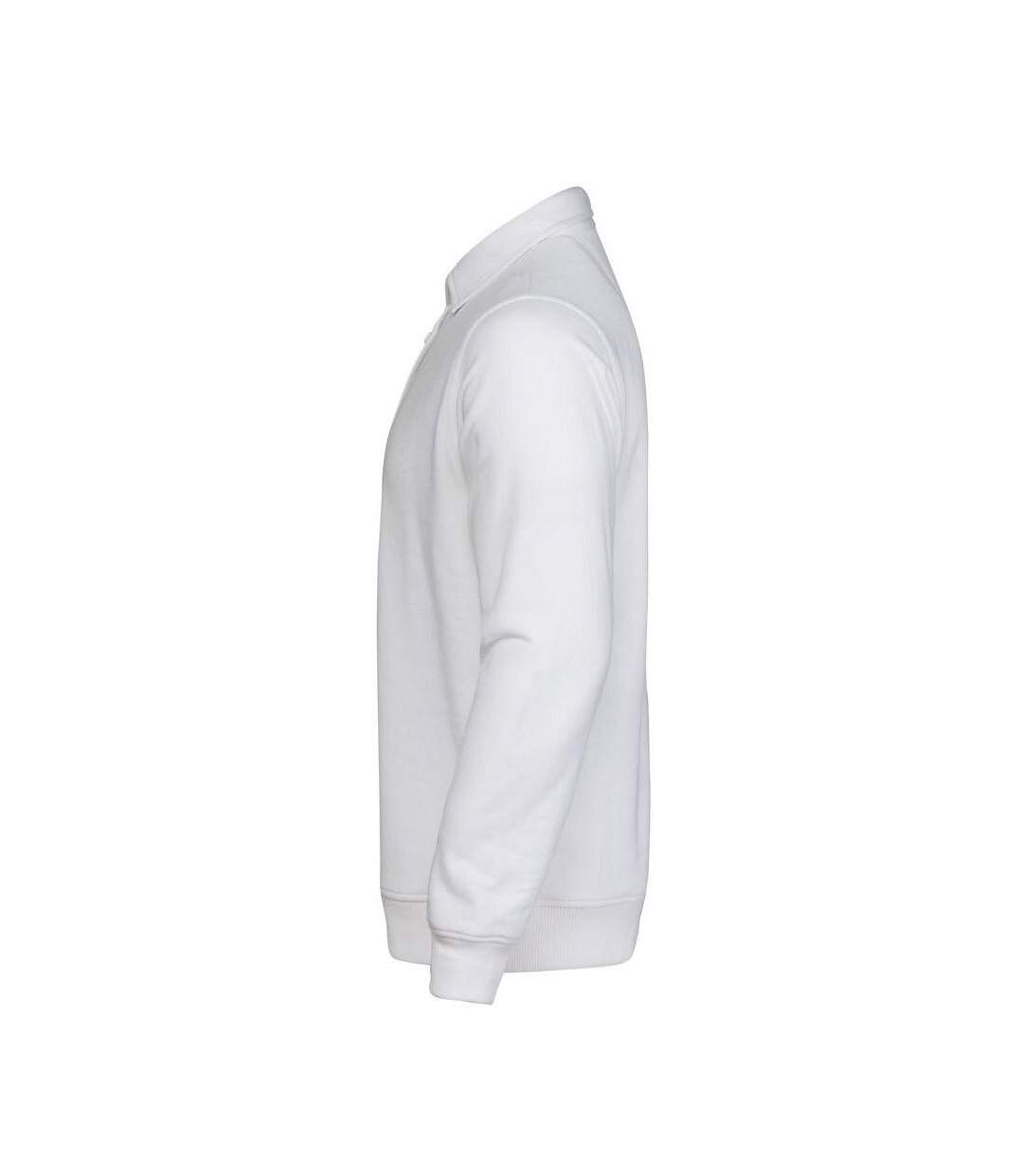Unisex Adult Homerun Long-sleeved Polo Shirt White Printer-3