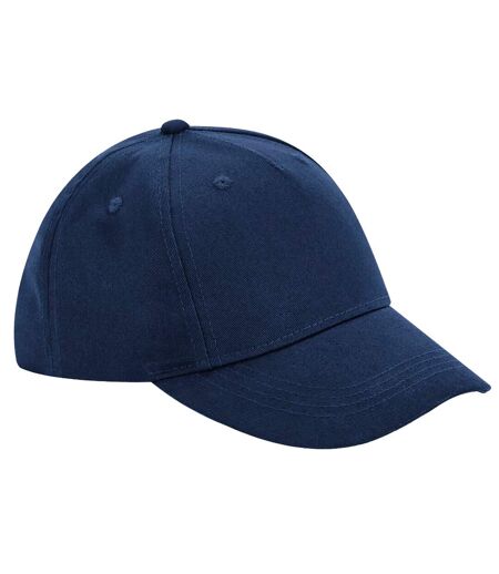 5 panel cotton baseball cap navy blue Beechfield