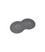 Tapis Repas pour Chien & Chat Double 46cm Gris-1