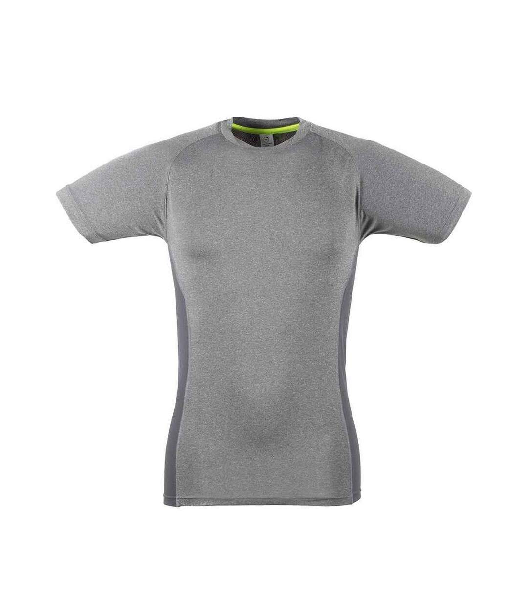 T-shirt homme gris chiné / gris Tombo