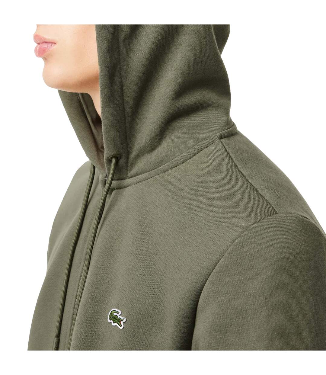 Veste À Capuche Homme Vert Lacoste-3
