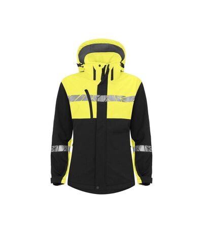 Veste Softshell Progression Femme Noir Jaune Projob