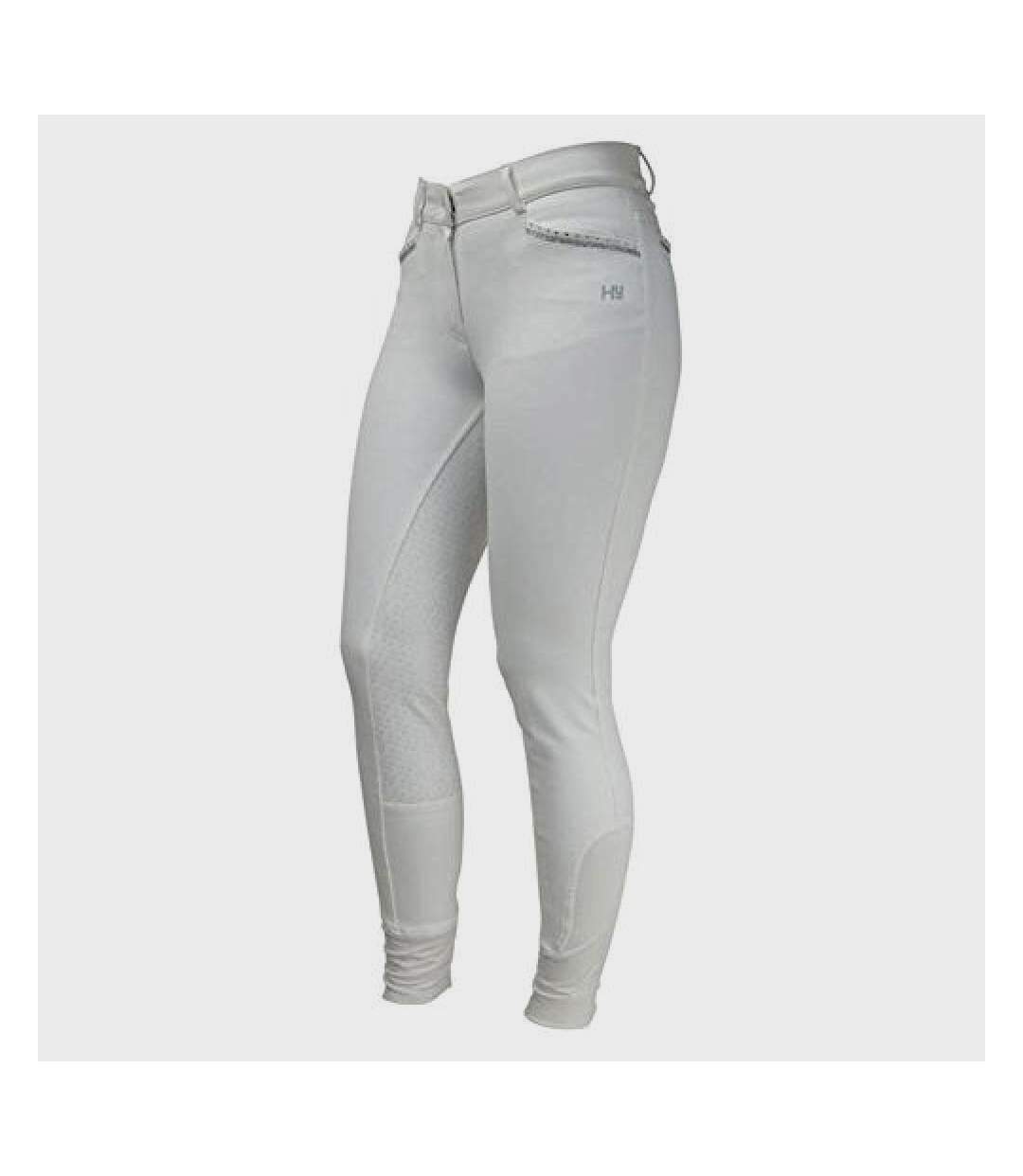 Pantalon d´équitation roka femme blanc HyFASHION-1