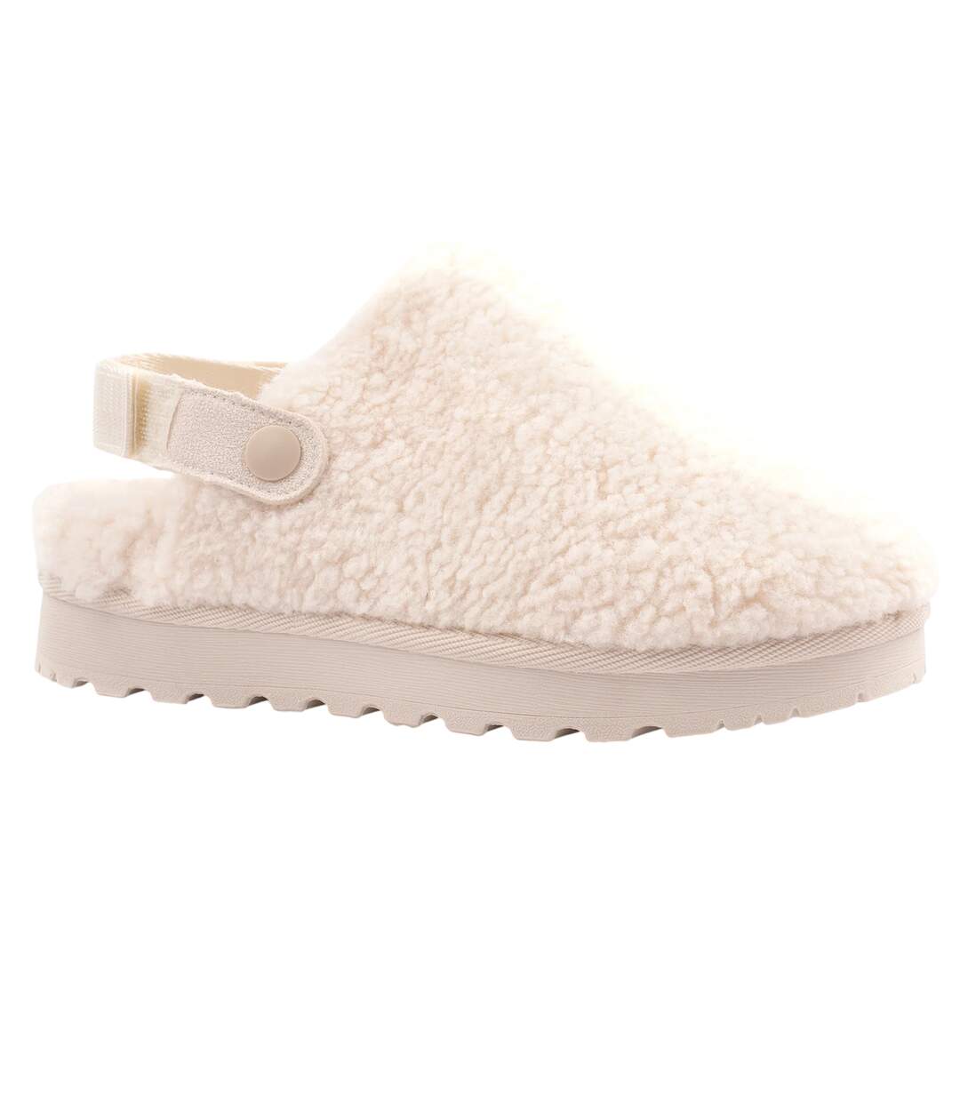 Chaussons Naples Femme Beige Lunar-4