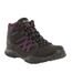 Chaussures De Marche Edgepoint Femme Noir Violet Foncé Regatta-1