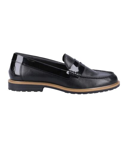 Hush Puppies Womens/Ladies Verity Leather Casual Shoes (Black) - UTFS9734