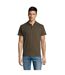 SOLS Mens Summer II Pique Short Sleeve Polo Shirt (Army)