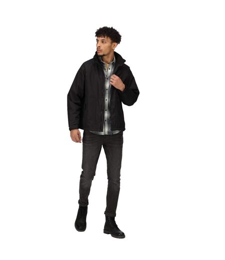 Regatta Hudson Waterproof Windproof Jacket / Mens Jackets (Black) - UTBC803