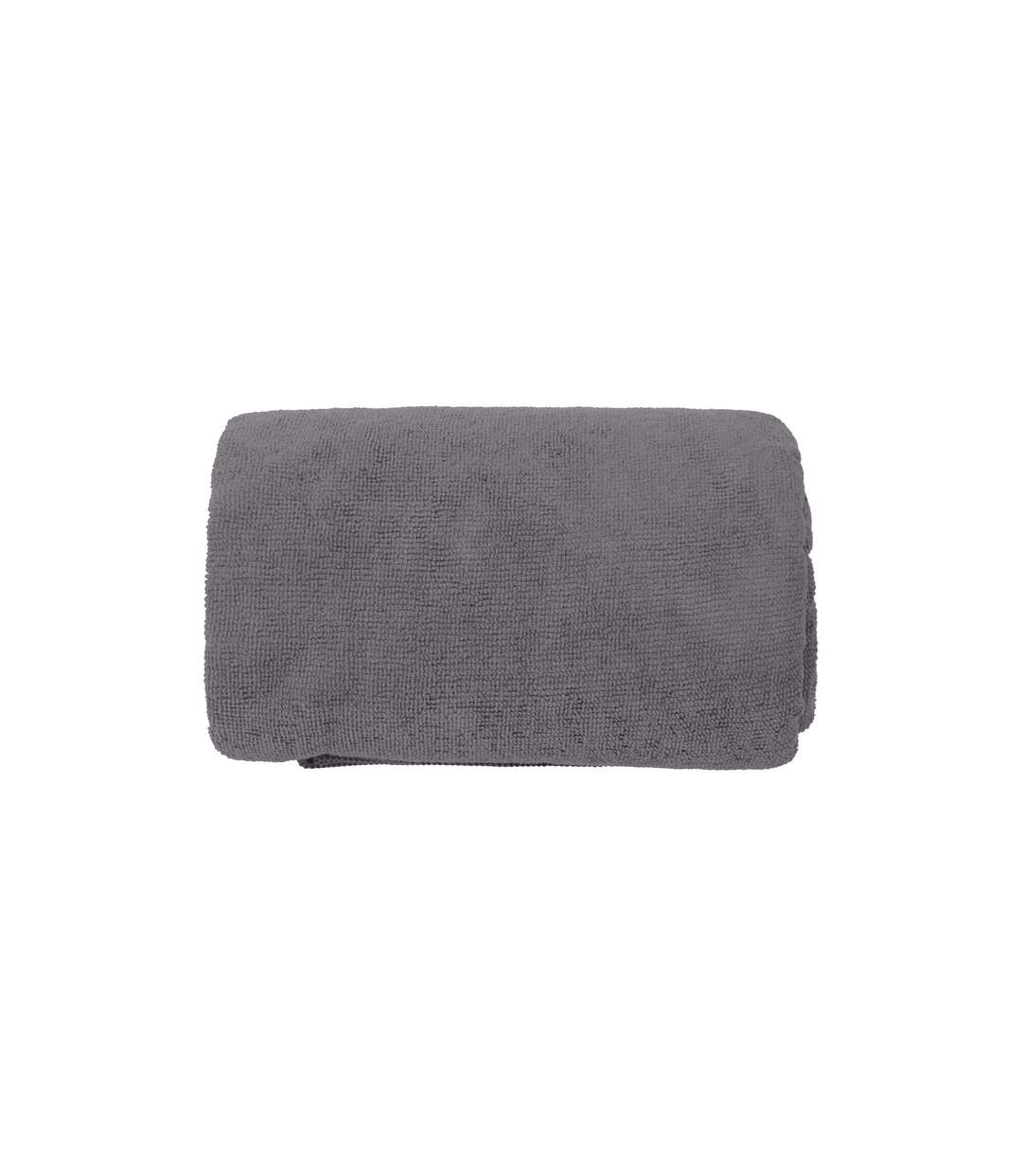 Giant micro-towelling towel one size charcoal Mountain Warehouse-2