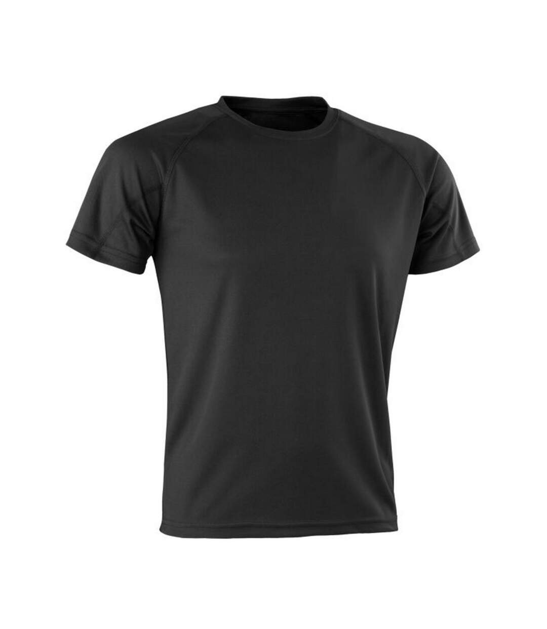 Mens impact aircool t-shirt black Spiro