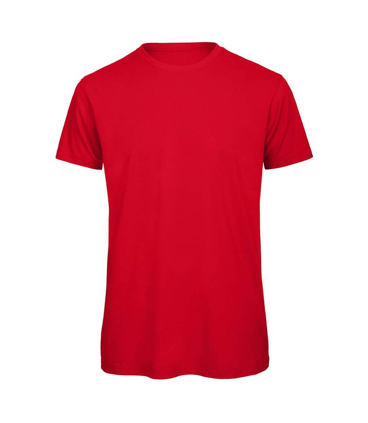 B&C Mens Favourite Organic Cotton Crew T-Shirt (Red) - UTBC3635