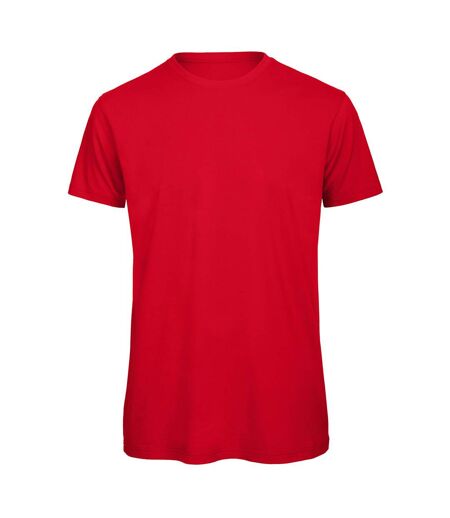 B&C Mens Favourite Organic Cotton Crew T-Shirt (Red)
