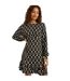 Mini robe femme noir / blanc Dorothy Perkins