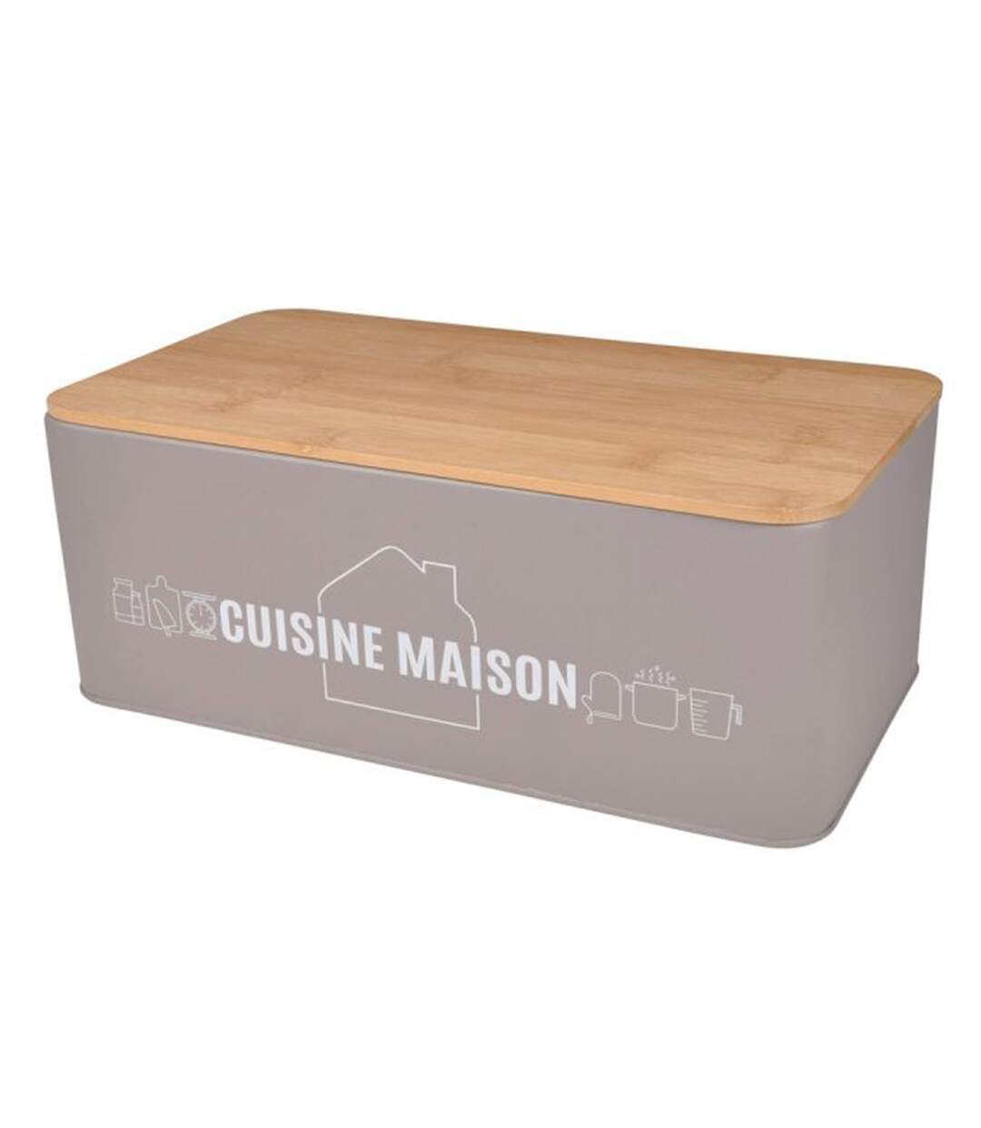 Boîte de Conservation Graphic 33cm Taupe-1